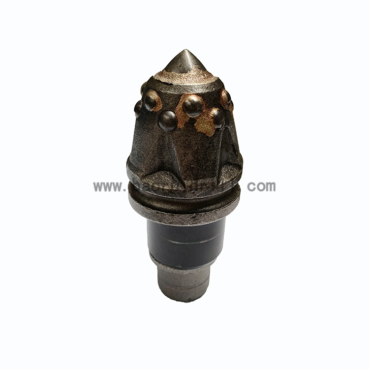 Wholesale Round Shank Chisel Bullet Teeth And Holder for Piling Drilling Rigs