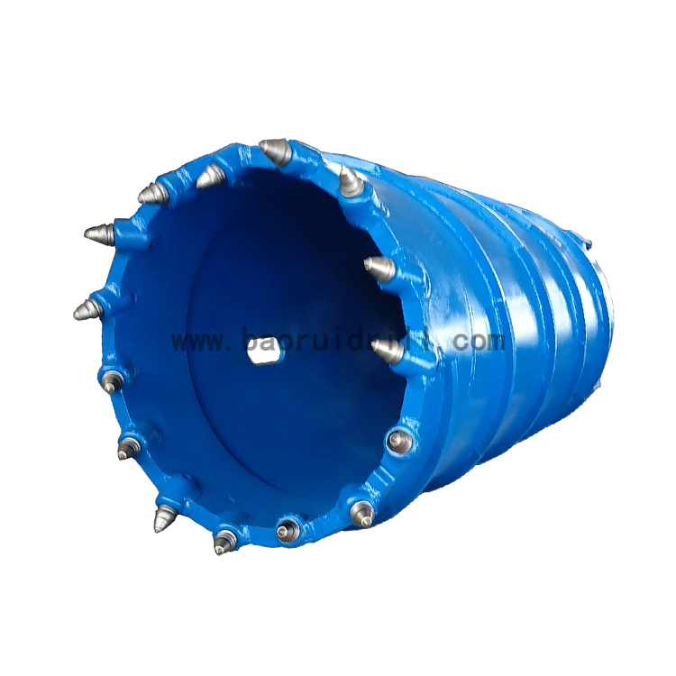 Rotary Drilling Rig Tools Core Barrel with Roller Bits for Deep Foundation Construction