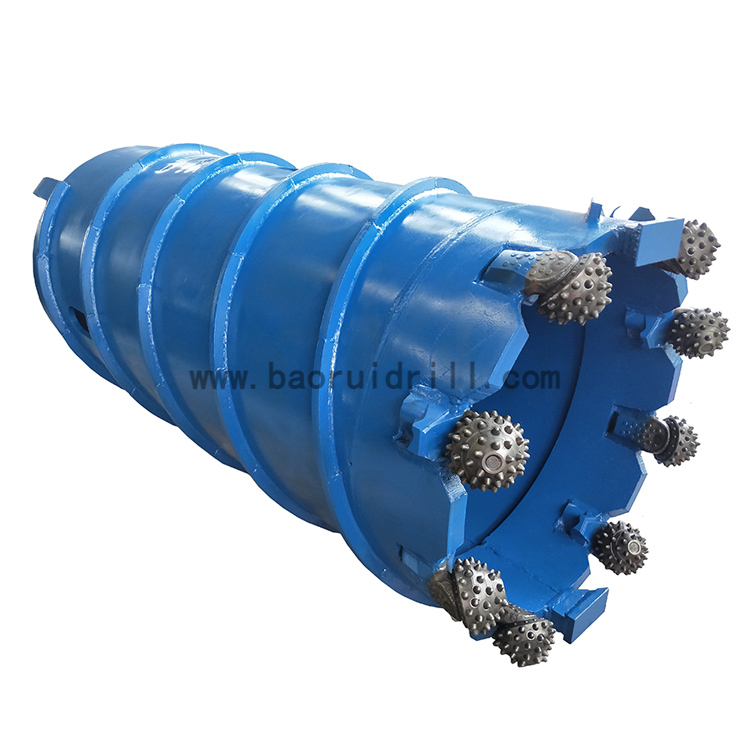 Rock Pile Drilling Core Barrels with Roller Bits for Deep Foundation Construction Borehole For Rotary Drilling Rig